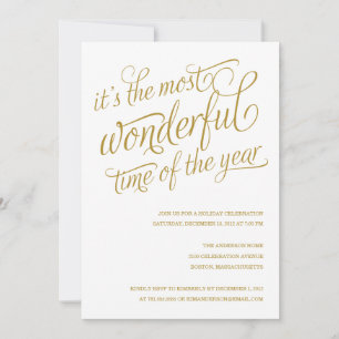 WONDERFUL   HOLIDAY PARTY INVITATIONS