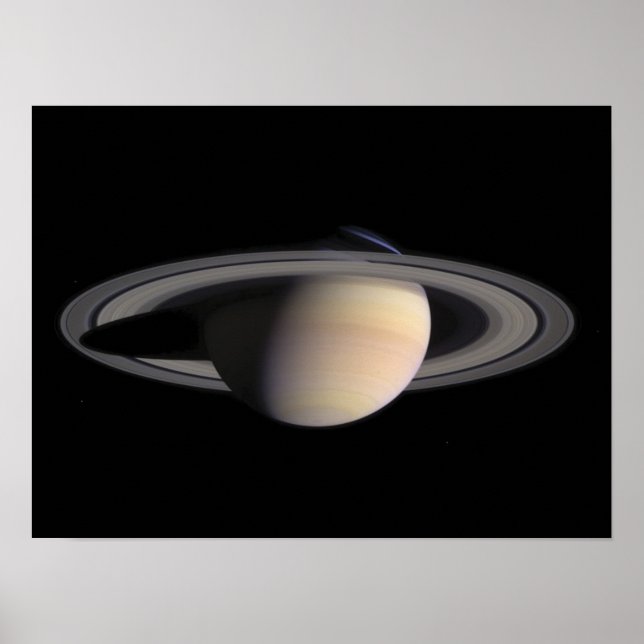 Wonderful image of Saturn, from NASA Poster (Front)