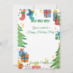 Wonderful invitation holiday for friends & family