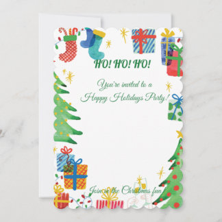 Wonderful invitation holiday for friends & family