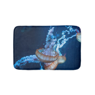 Wonderful Jellyfishes Bath Mat