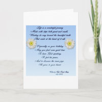 Wonderful Journey Birthday Poem