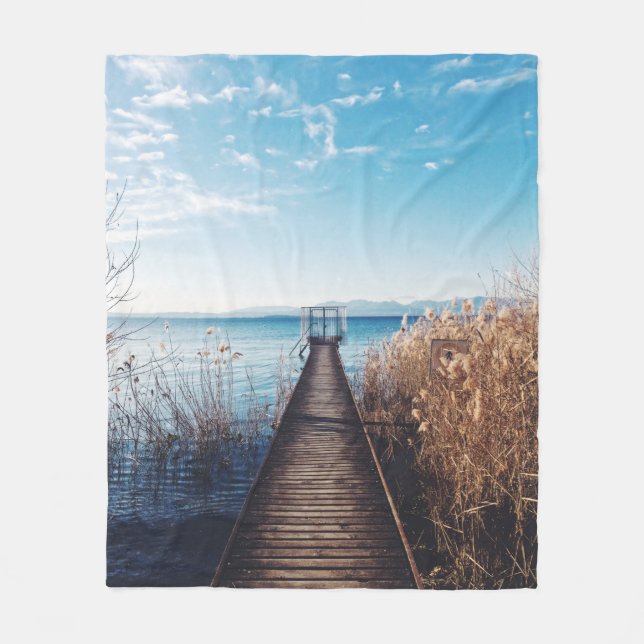 Wonderful Landscape Fleece Blanket (Front)