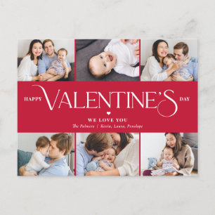Wonderful Life Editable Colour Valentine's Postcar Postcard