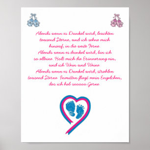 Wonderful memorial plaster for star children poster