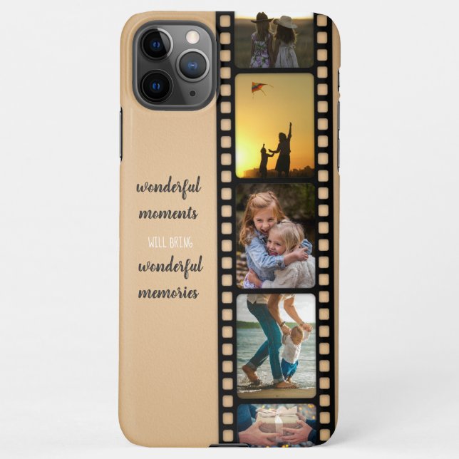 wonderful memories unique moment quote iPhone case (Back)