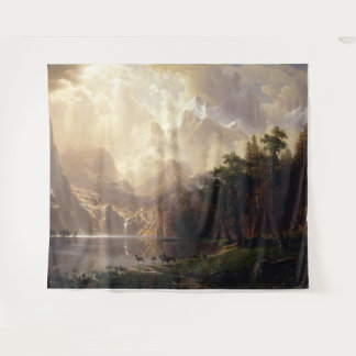 wonderful mountain landscape tapestry