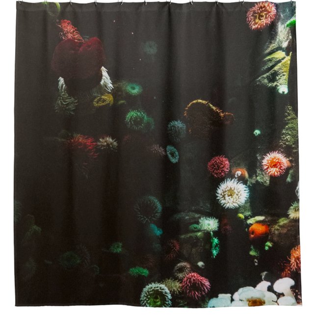 Wonderful Ocean Waves Shower Curtain (Front)