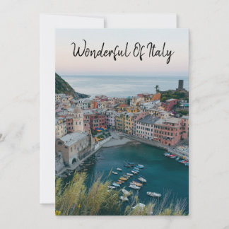Wonderful Of Italy Postcard