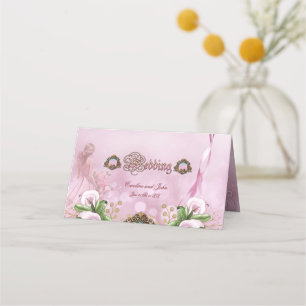 Wonderful pink Callas Lily Place Card