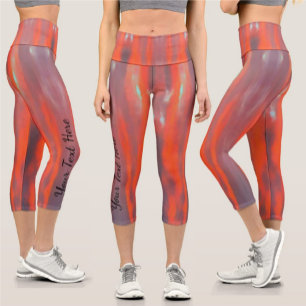 Wonderful Puerto Vallarta Sunset Sky 1490 Capri Leggings