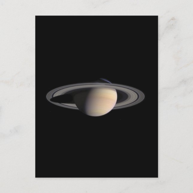 Wonderful Saturn Picture from NASA Postcard (Front)