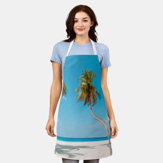 Wonderful Seascape Apron (Worn)