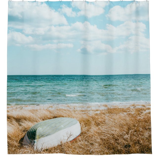 Wonderful Seascape Shower Curtain (Front)