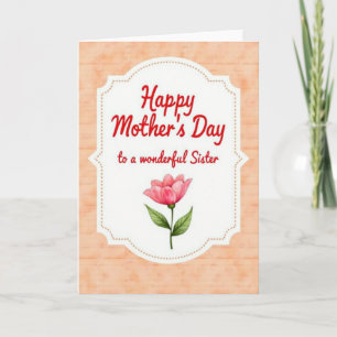 Wonderful Sisters Day Card