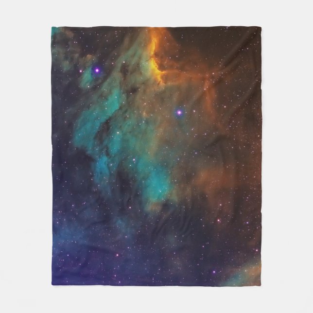 Wonderful Space Fleece Blanket (Front)