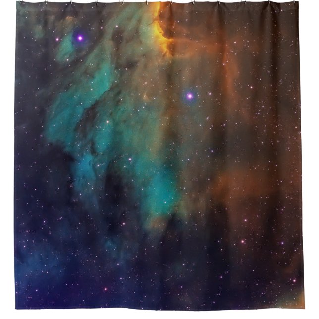 Wonderful Space Shower Curtain (Front)