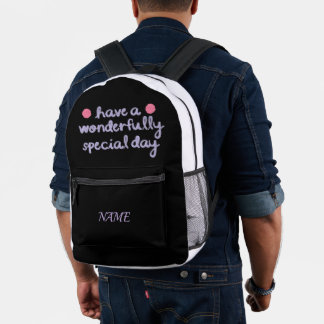 Wonderful Special Day Birthday & Gift Collection Printed Backpack