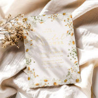 Wonderful Spring Floral Bridal Shower Gold