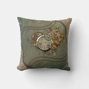 Wonderful steampunk clock cushion
