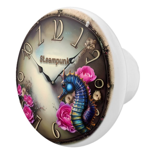 Wonderful steampunk design  ceramic knob (Right)