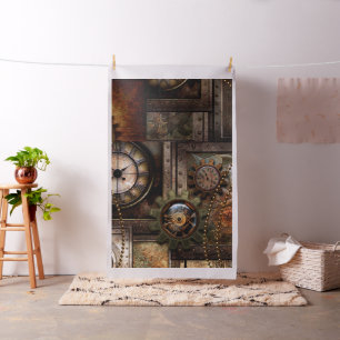 Wonderful steampunk design fabric