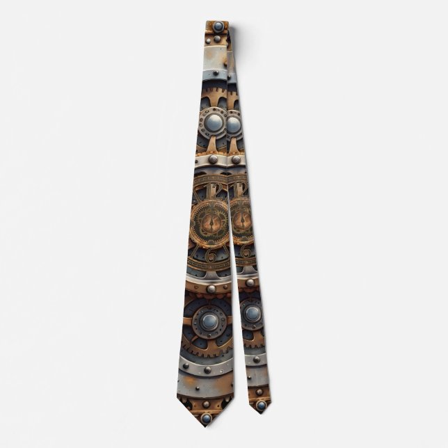Wonderful steampunk design tie (Front)