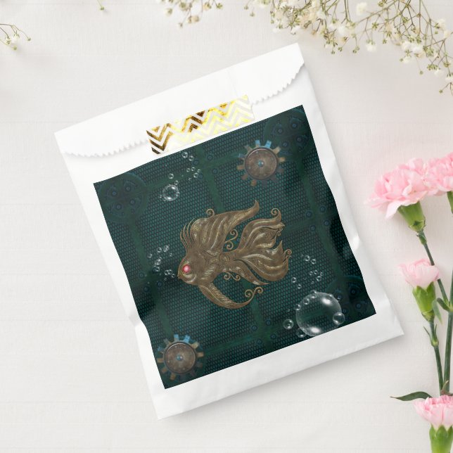 Wonderful steampunk fish. favour bag (Sealed)