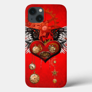 Wonderful steampunk heart iPhone 13 case