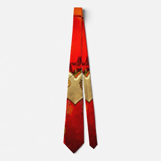 Wonderful steampunk heart tie (Front)