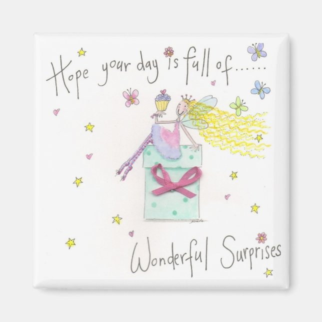 Wonderful surprises magnet (Front)