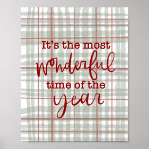 Wonderful Time Christmas Wall Art