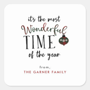 Wonderful Time of the Year Gift Tags