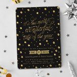 Wonderful Time Of The Year | Holiday Party Invitation<br><div class="desc">Celebrate Christmas in style this year with these trendy invitations. The design is easy to personalise with your own wording and your guests will be thrilled when they receive these fabulous invites.</div>