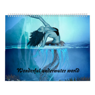 Wonderful underwater world calendar