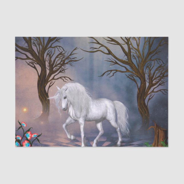 Wonderful unicorn tissue paper (Front)
