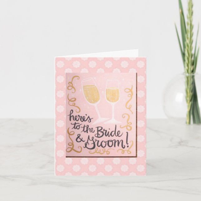 “Wonderful Union” Wedding Note Card (Front)