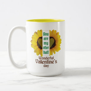 Wonderful Valentine's day Two-Tone Coffee Mug
