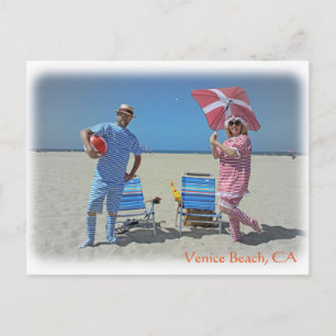 Wonderful Venice Beach Postcard! Postcard
