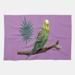 Wonderful wave-like design tea towel