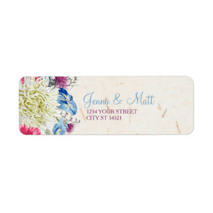 Wonderful Wildflowers Address Labels
