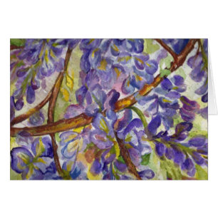 Wonderful Wisteria Watercolor Painting