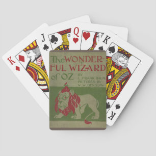 Wonderful Wizard of Oz Book Cover Playing Cards