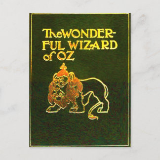 Wonderful Wizard of Oz Cowardly Lion Postcard