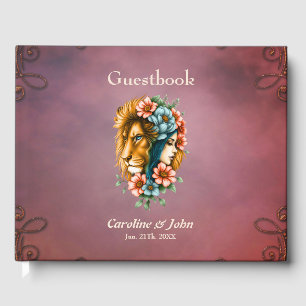 Wonderful woman whose long, flowing hair guest book
