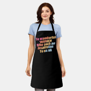wonderful Women inspiration Apron