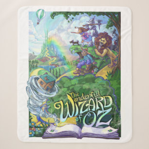 Wonderfull Wizard of Oz comfort Sherpa Blanket