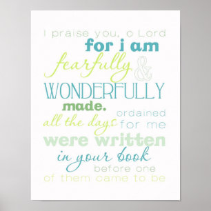 Wonderfully Made "cool as a cucumber" Poster