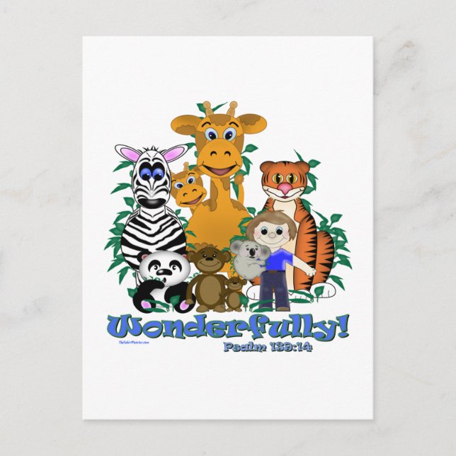 Wonderfully Made Postcard (Front)