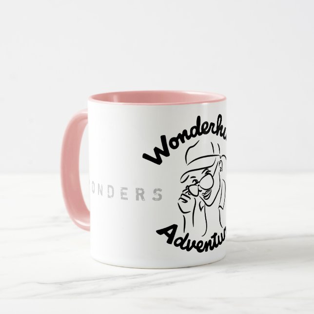 Wonderhussy Adventures Portrait Coffee Mug (Front Left)